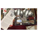 Vintage Tin Mugs, maps, ironing board clasp