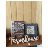 Lot of Decorative Signs