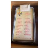 Peg Reminder Board