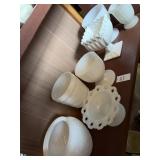 Lot of Milk Glasses