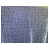 Vintage hand made heavy knotted quilt -67 x 72