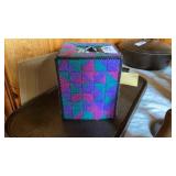 Handmade tissue box holder