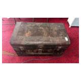 Antique Wooden Trunk