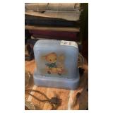 Vintage Blue Nursery Night Light