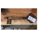 Vintage Skeleton Key Thermometer Detroit