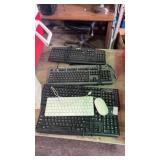 Lot of 5 Keyboards Apple Dell and More