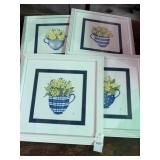 Lot of 4 picture frame set