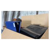 Box of Binders and Office Supplies