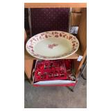 Christmas Ornament and Christmas Serving Plate