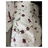 Full size comforter and curtains set