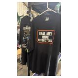 Motorcycle and Walking Dead Shirts Size 2XL