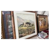 Village At Vaucluse by Joe Sambataro Framed 33x33