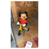 1977 Mickey Mouse on a tricycle action toy