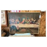 Last Supper Framed Puzzle