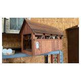 Wooden Covered Bridge Model