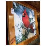Cardinal puzzle art work