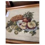 Assorted fruit picture decor set of 2