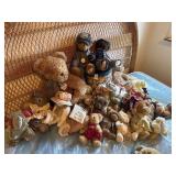 Lot of Assorted Boyds Bears and Clothing