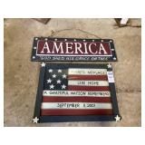 2 Americana signs