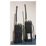 Two Icom Walkie Talkies