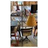 Vintage Wrought Iron Floor Lamp