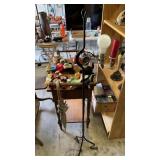 Vintage Wrought Iron Floor Lamp