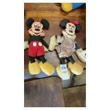 Vintage Mickey and Minnie Toys