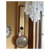Vintage Elgin Barometer Thermometer with Swirl