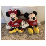 Mickey and Minnie Mouse Plush Toys on Patriotic