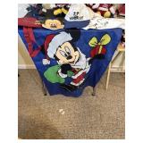 Mickey Mouse Lot - Flag, Plate, Hat, Bag, Towel