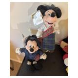 Highland Mickey and Minnie Mouse Plush Toys WITH