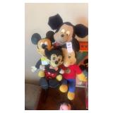 Lot of Vintage Mickey Mouse Dolls