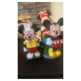 Vintage Disney Mickey Mouse mailbox coin bank
