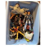 Bin of Assorted Hot Wheels and Misc