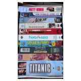 Vintage assortment of VHS tapes