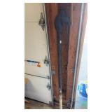 Cast iron horse head on plastic pipe