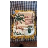 Vintage WWII Camp Blanding US Army Pillow Sham