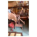Antique wooden yarn winder