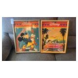 Pair of Vintage Mickey Mouse Posters