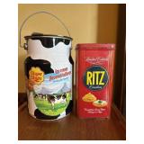 Vintage Chupa Chups and Ritz Crackers Tins