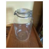 Vintage Hermelique Canning Jar with Wire Locking