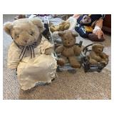 Teddy Bears on Wooden Chairs (3)