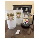 Lot of Steelers Plastic Mugs (3)