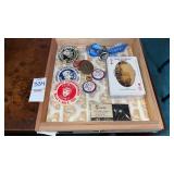 Vintage Somerset Sesquicentennial Pins and Maria