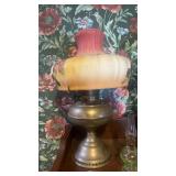 Vintage "Gone with the Wind" style oil lamp