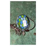 Tiffany Style Stained Glass Turtle Lamp