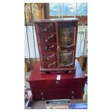 Vintage jewelry boxes