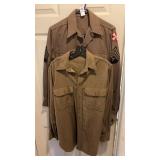 United States Army uniform shirts WWII