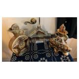 Three Vintage Jim Beam Decanters FULL NO SHIPPING