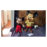 2 Vintage Mickey Mouse Toys